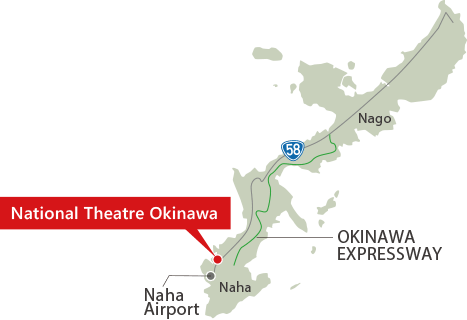 National Theatre Okinawa Map